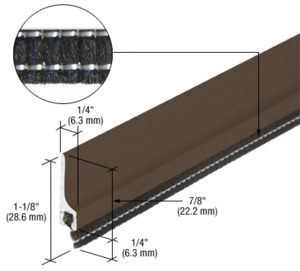 CRL Bronze Anodized 36" Entrance Door Sweep