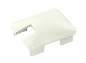 CRL Oyster White Notched Cap for 180 Degree End Post