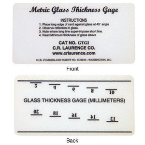 CRL Metric Glass Thickness Gauge